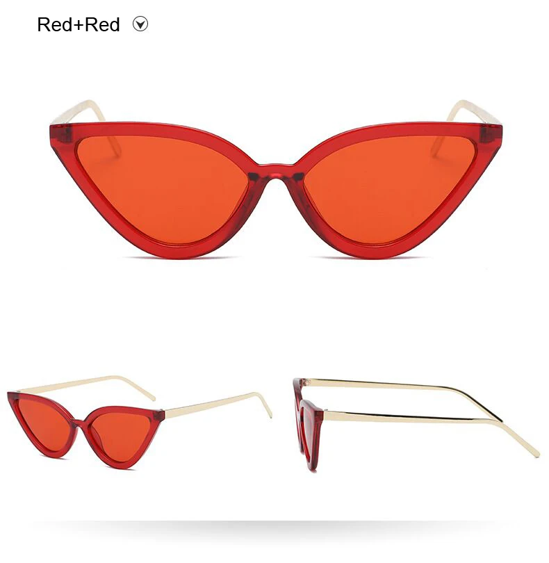 Металлическая оправа Ретро кошачий глаз солнечные очки женские брендовые дизайнерские зеркальные линзы кошачий глаз солнцезащитные очки для женщин Oculos