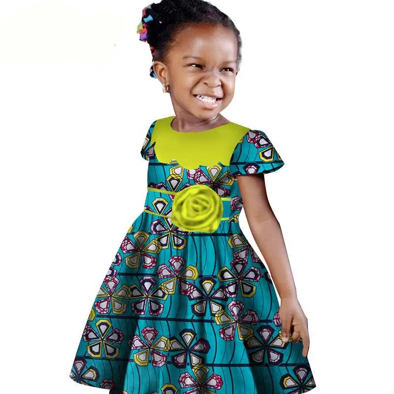 2019 летнее элегантное модное Стильное детское платье в африканском стиле XS-3XL