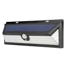 1/2 шт. 118LED движения Сенсор стенная солнечна лампа на открытом воздухе Водонепроницаемый двор уличного фонаря
