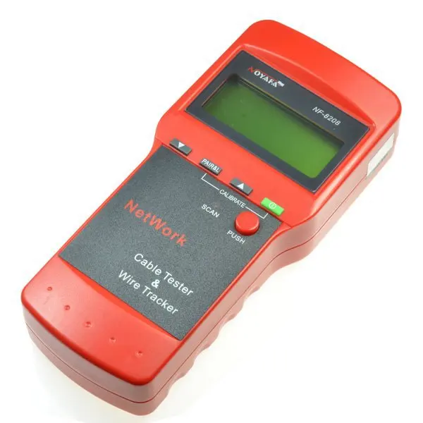 

LCD Display Network LAN Cable Tester Wire Tracker Tracer Length Scanner 6E, 5E