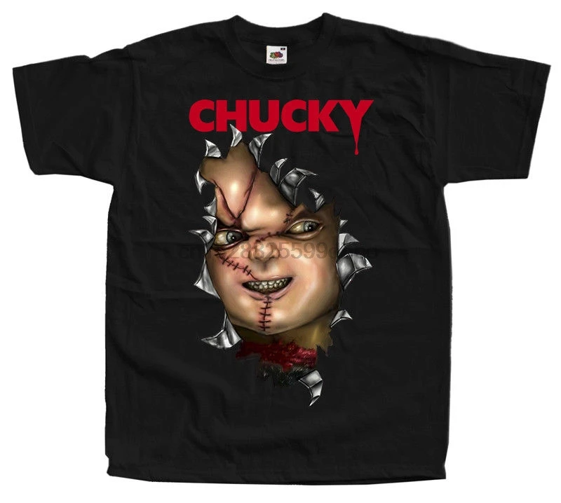 

Chucky Don Mancini Movie Poster Mens Funny T Shirts Fitness Clothing Tee Shirt Homme 2019 T-Shirt Custom T-Shirts Men Tops