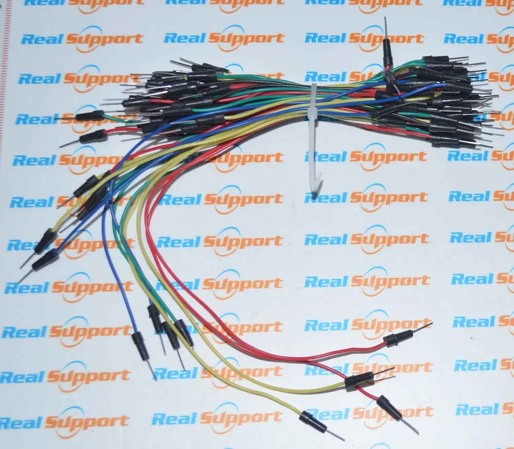 65pcs Flexible jumper wires for breadboardin Replacement Parts