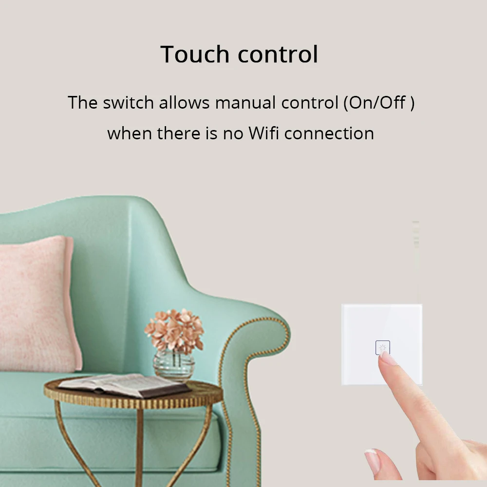 Настенный светильник Zigbee 3,0 EU, один комплект, совместим со смартфоном Echo Plus, голосовым управлением