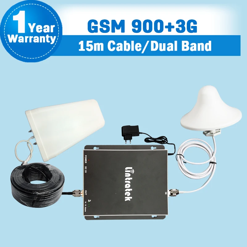 70dB GSM 900mhz 3G Repeater 2100mhz Dual Band Mobile Signal Repeater