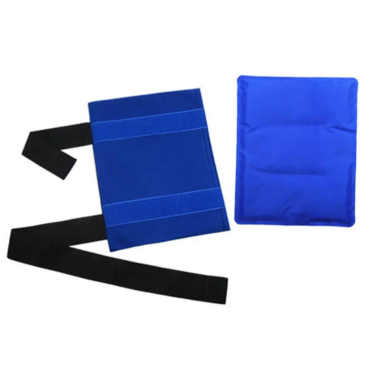 

Flexible Gel Ice Pack Wrap with Elastic Straps Therapy for Muscle Pain Bruises Injuries FI-19ING
