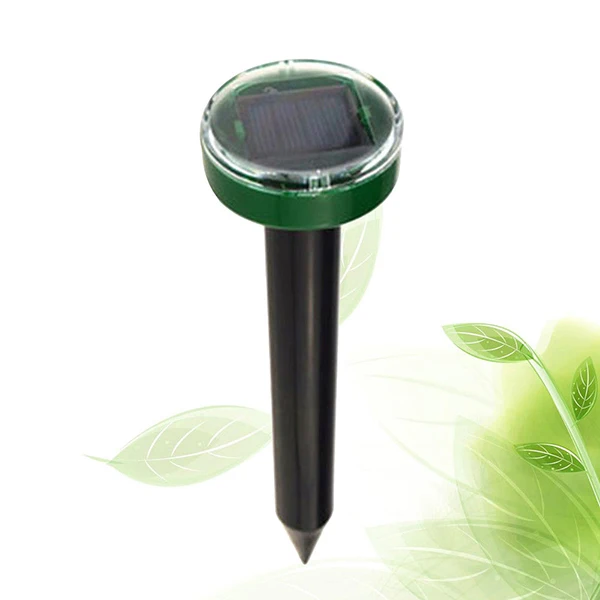 

Eco-Friendly Solar Power Ultrasonic Mole Snake Mouse Pest Reject Repeller Control for Garden Yard ASD88