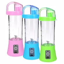 400 мл портативный сок блендер USB соковыжималка чашки многофункциональный Миксер для фруктов шесть лезвий смешивая машина смузи детское питание дропшиппинг