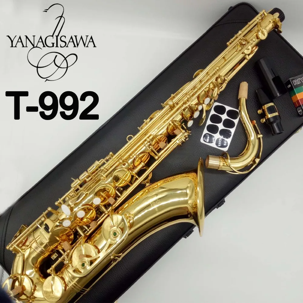 

Brand New YANAGISAWA Tenor Saxophone T-992 Gold Lacquer Professional Tenor Sax With Case Reeds Neck Mouthpiece