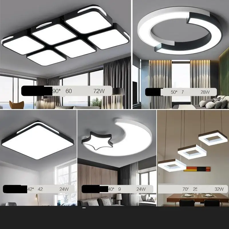For Plafon Lustre Industrial Decor Home Lighting Led Luminaria Teto Plafonnier Lampara De Techo Living Room Light Ceiling Lamp - Цвет корпуса: Version I