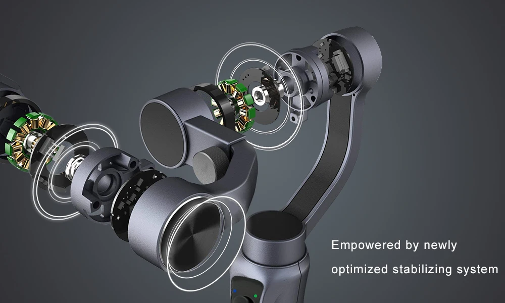 3Axis Handheld Gimbal Stabilizer with Power Bank Free APP for Face Recognition Object Tracking Delay Shooting Intelligent Beauty_16