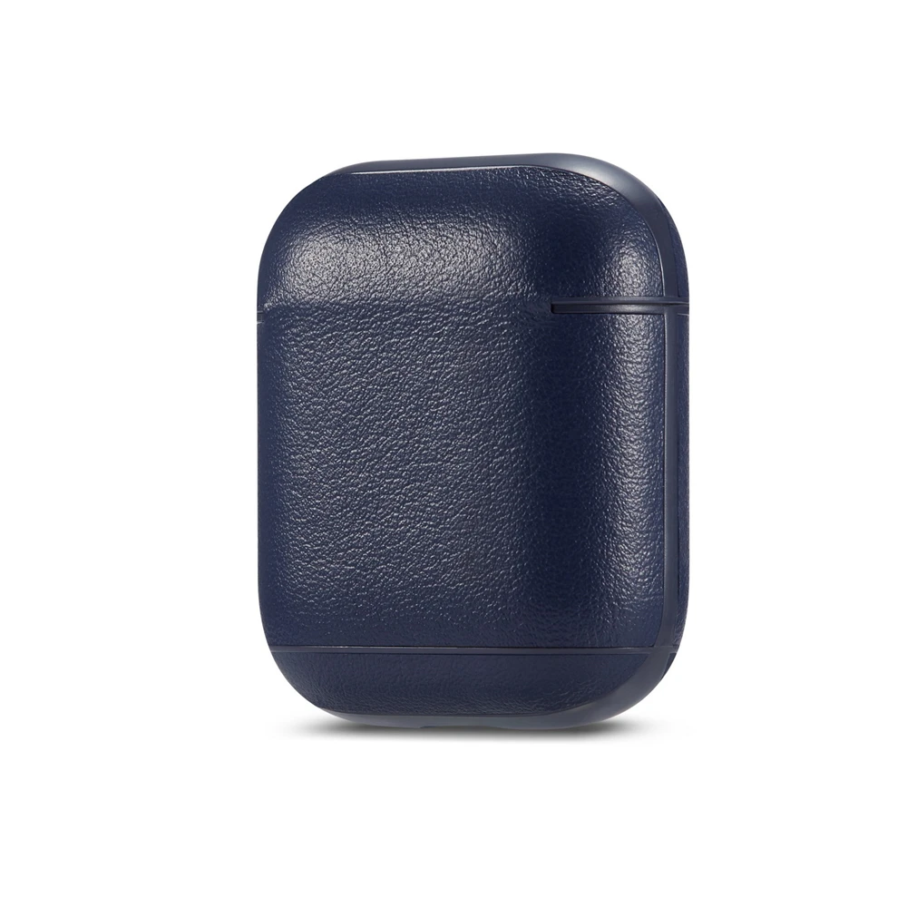 Для AirPods чехол из кожи высокого качества Беспроводные наушники защитный