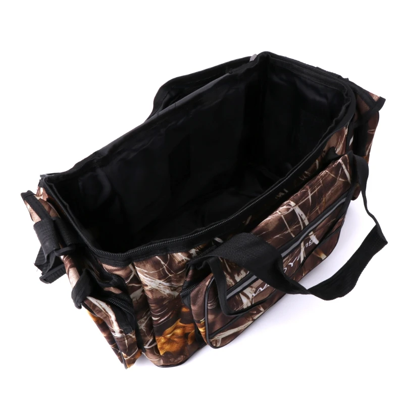 

Fishing Bag Large Capacity Waterproof Outdoors Tackles Storage Portable Shoulder #20/12