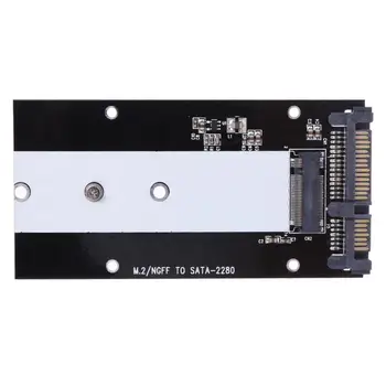 

ALLOYSEED B Key M.2 NGFF to 2.5inch SATA SSD adapter converter for Windows2000/XP/7/8/10, Vista Linux Mac 10 OS
