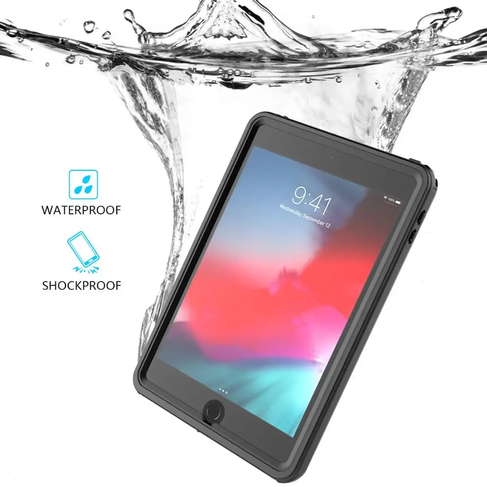 

Waterproof Case For iPad Mini 4 IP68 Anti-Scratch Full Screen Protector Shockproof Cover For New iPad Mini 4 Funda 7.9"