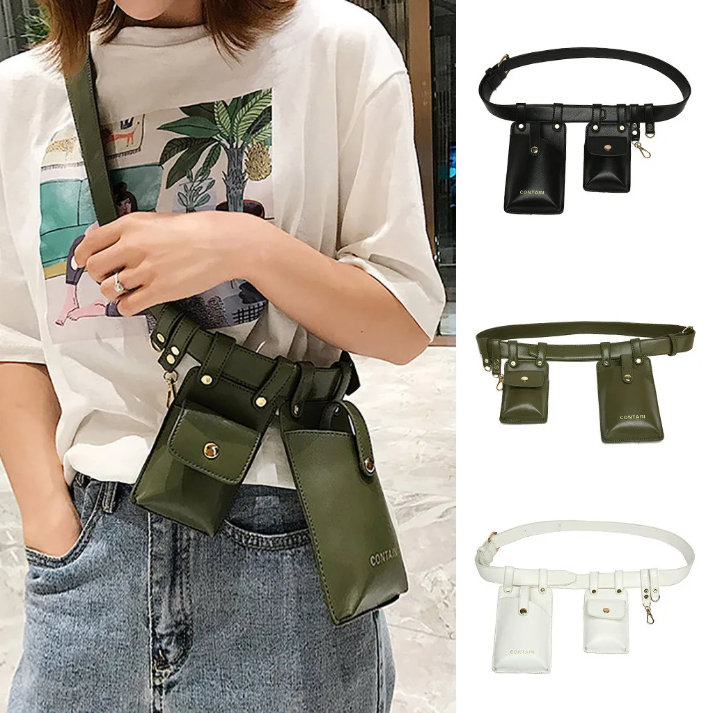 Handbag Shoulder Crossbody Bags For WomenUnisex Multifunctional Canvas Bag Multiple Pockets Chest Phone | Багаж и сумки