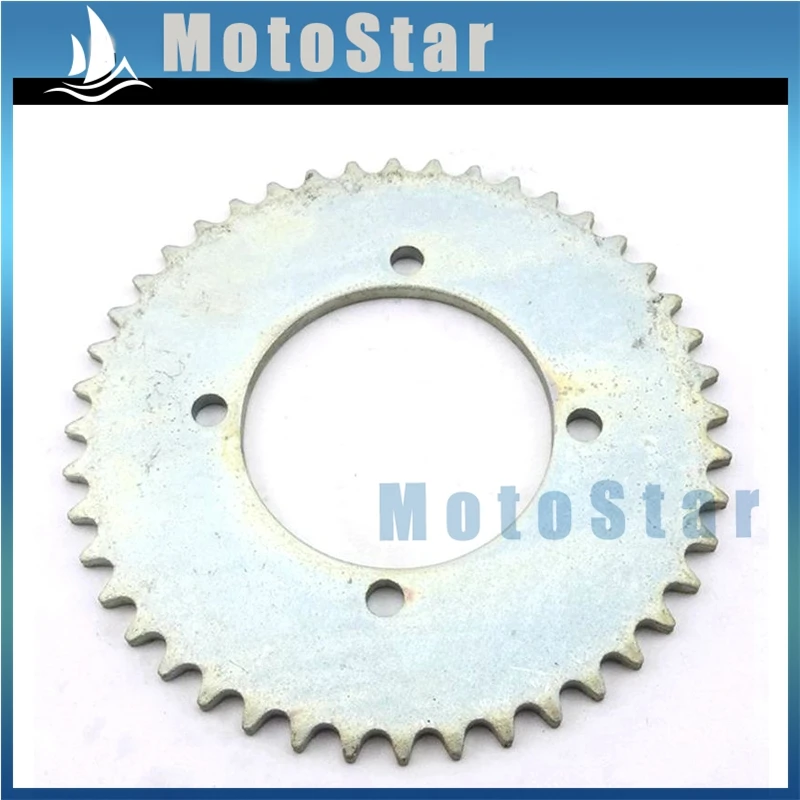 54mm 44 Tooth T8F Mini Moto Steel Rear Chain Sprocket For Chinese 2 Stroke 43cc 49cc Engine Kids ATV Pocket Bike Goped Scooter