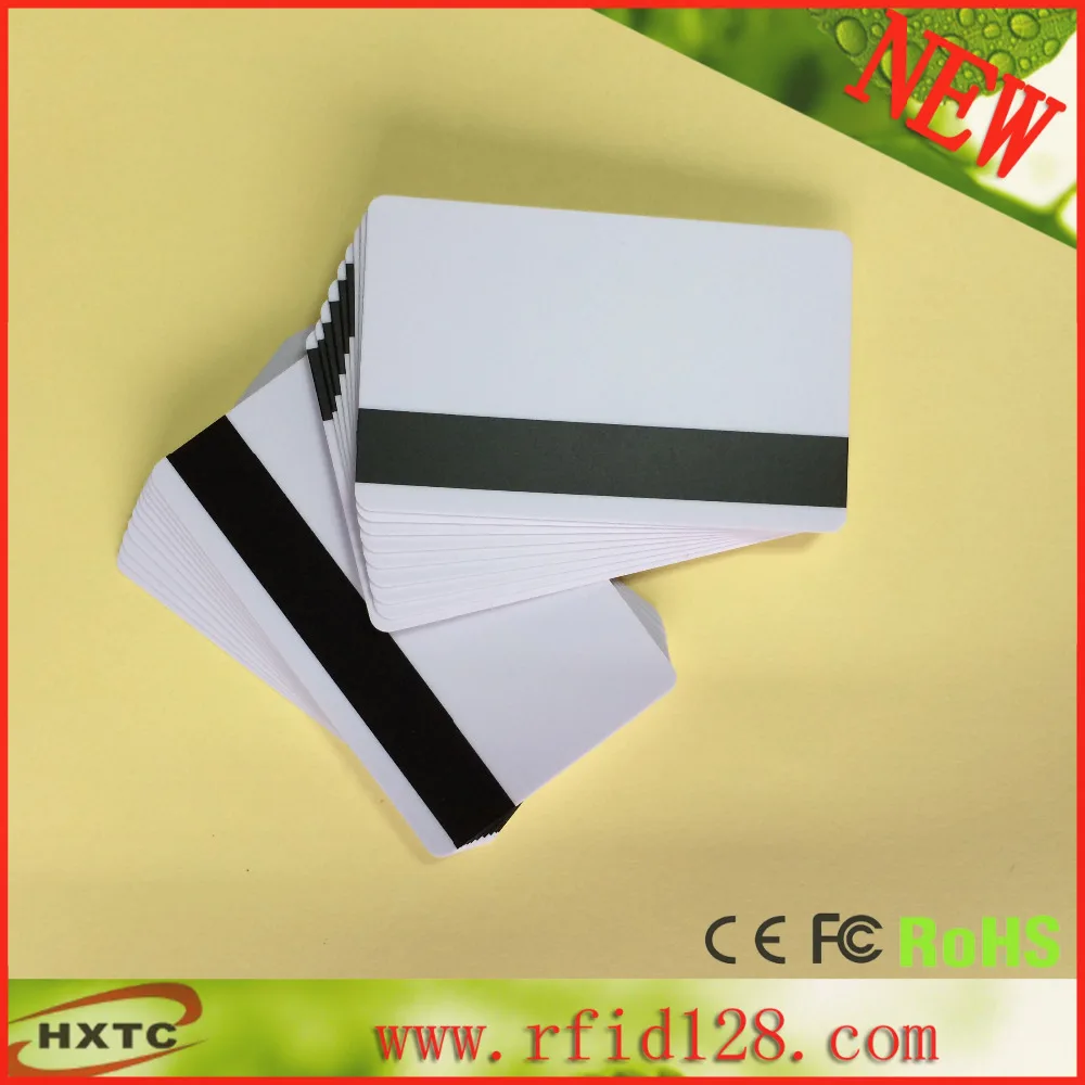 

200pcs/lot  Waterproof Printable PVC Hi-Co Magnetic Stripe / MagStripe / Mag Blank Card For C anon/E pson Inkjet Printer