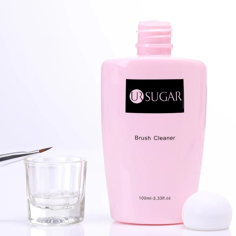Ur Sugar щетка для ногтей, очиститель акрилового геля, жидкость для замачивания, средство для снятия лака для ногтей, вода для мытья ногтей, кисть для пудры
