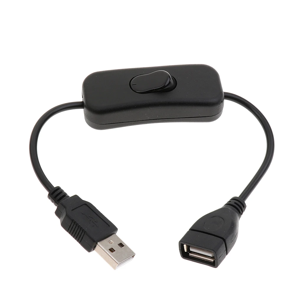 USB Etension Cable with on/off Rocker Switch Power Control Toggle for LED