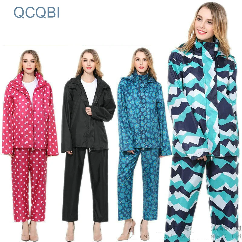 

Fashion Rain coat Motorcycles and bicycles Men and Women Rain Pants Adult Rain Poncho Rain Jacket for Adults Plaid Raincoats