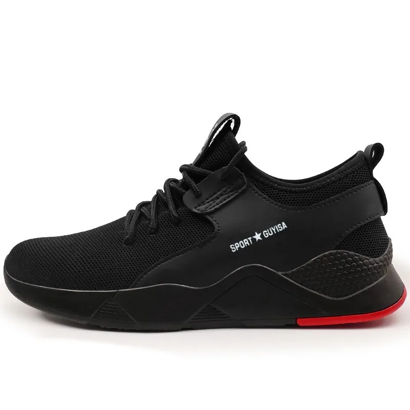 Men Shoes Steel Toe Shoes Work Safety Boot Breathable Anti-Piercing Safety Shoes Work Boots Indestructible Shoes Men Sneakers