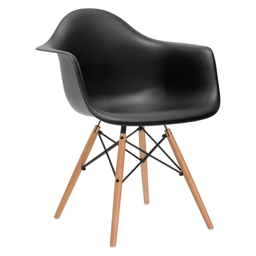 Vortex Arm Chair in Black