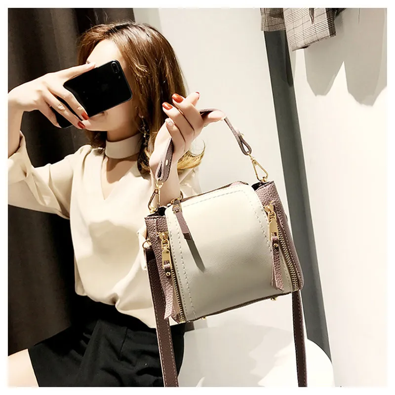 Women Handbag String Bucket Composite Bag Female Fashion Crossbody Shoulder Bag Ladies Tassel Messenger Bag Travel Tote SS7379 (3)
