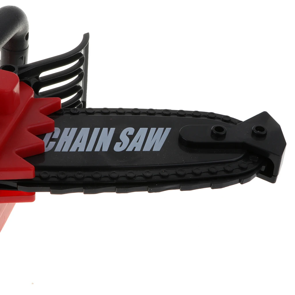Kids Children's Power Construction Tool Electric Chainsaw Toy Set with Real Motor Sound