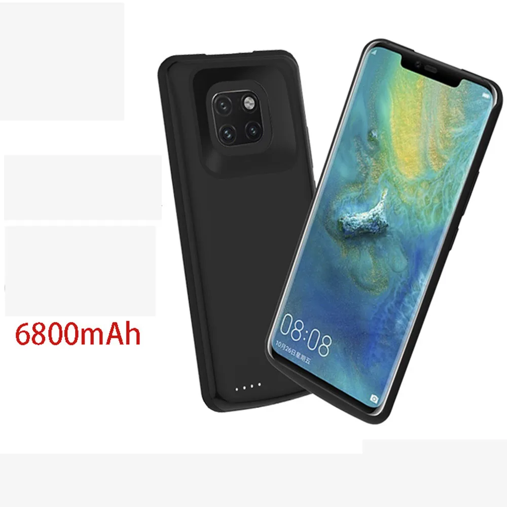 Модный чехол JINXINGCHENG с силиконовой рамкой и аккумулятором для huawei mate 20 Pro 6500 мАч, чехол с зажимом для быстрой зарядки для huawei mate 20