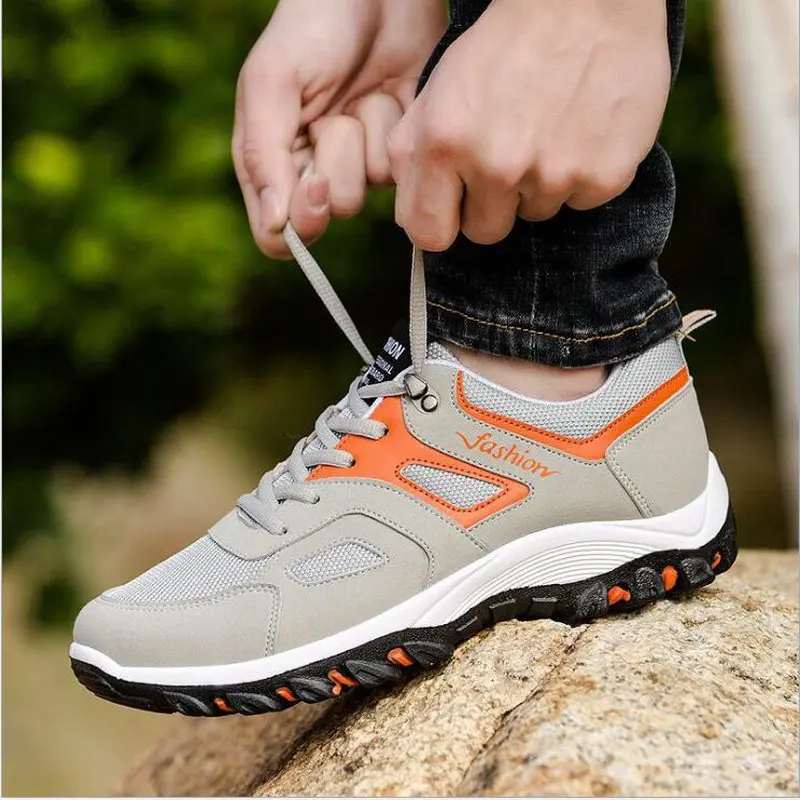 Male walking tennis Hiking shoes Men Outdoor Sports Sneakers Male