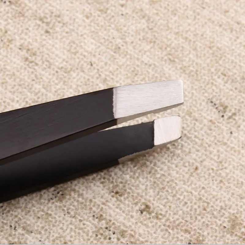 2 цвета инструмент Maukeup наклонная папка для бровей из нержавеющей стали для удаления волос пинцет для бровей/зажим для бровей/инструменты для красоты