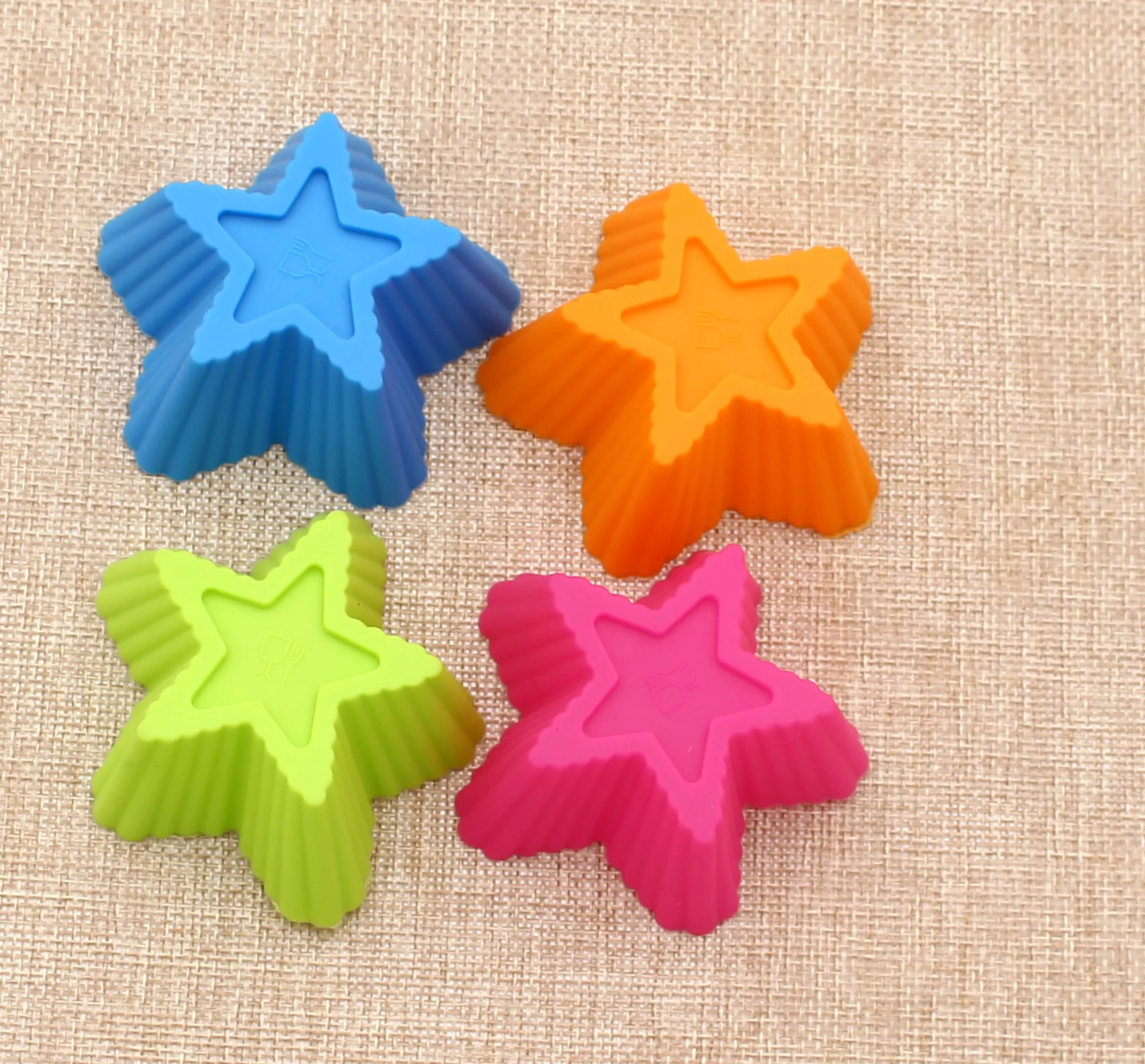 

10PCS small star cake mold pudding ice lattice multifunctional mold DIY kitchen supplies baking tools