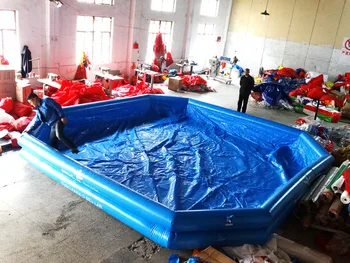 Large Inflatable Round Water Game Swimming Pools Park For Child Air Pump dark pools