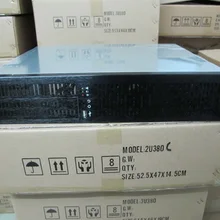 Промышленный сервер компьютер чехол 2U380mm брандмауэр NAS pos машина маршрутизатора алюминиевая панель шасси USB 19-дюймовую стойку