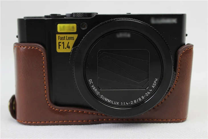 Кожаный чехол сумка для Panasonic LX10 LUMIX LX10 DMC-LX10 камера половина сумка средства ухода за кожей Нижняя крышка