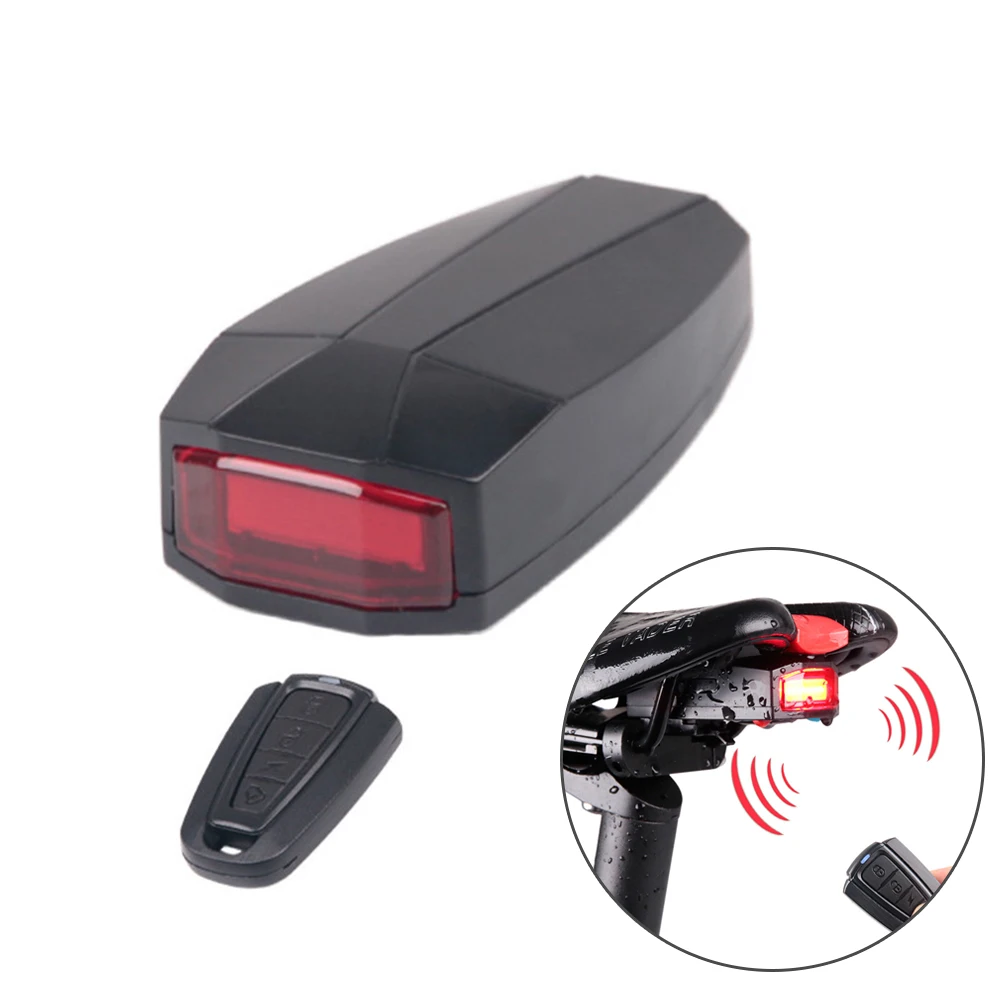 USB Перезаряжаемый брелок управляемый велосипедный задний светильник велосипедный Противоугонный Предупреждение - Цвет: A6