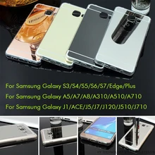 Plating Mirror Soft TPU Back Cover For Samsung Galaxy A5 A7 A8 A310 A510 2016 J1