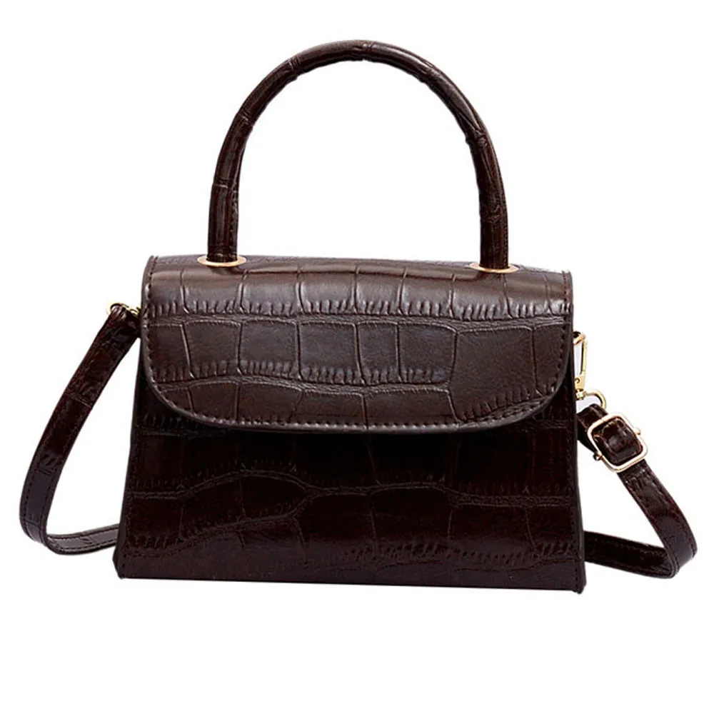 MOLAVE сумки модные женские сумки простые однотонные сумки на плечо застежка для сумки телефона сумки пакеты Органайзер 9326 - Цвет: Brown