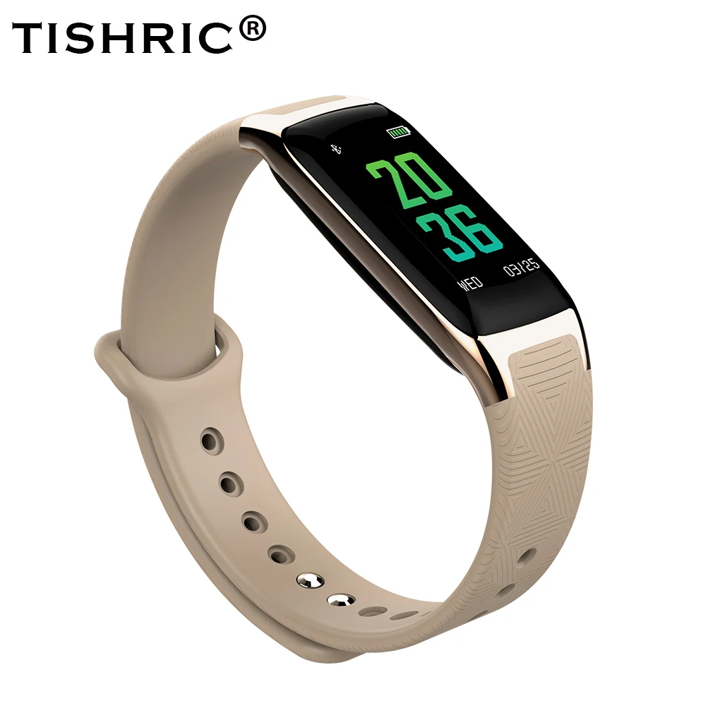 TISHRIC B20 Фитнес браслет IP67 Водонепроницаемый Smart Watch Sport Band несколько режимов деятельности часы NRF52832 задняя фара с насечкой браслет - Цвет: Gray