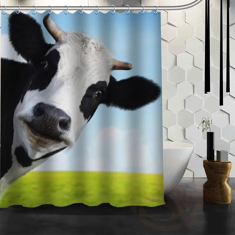 Popular Cow Shower Curtain-Buy Cheap Cow Shower Curtain Lots From Best Nice Custom Cow Shower Curtain Bath Curtain Waterproof Fabric For Bathroom MORE SIZE WJY# - Popular Cow Shower Curtain-Buy Cheap Cow Shower Curtain Lots From