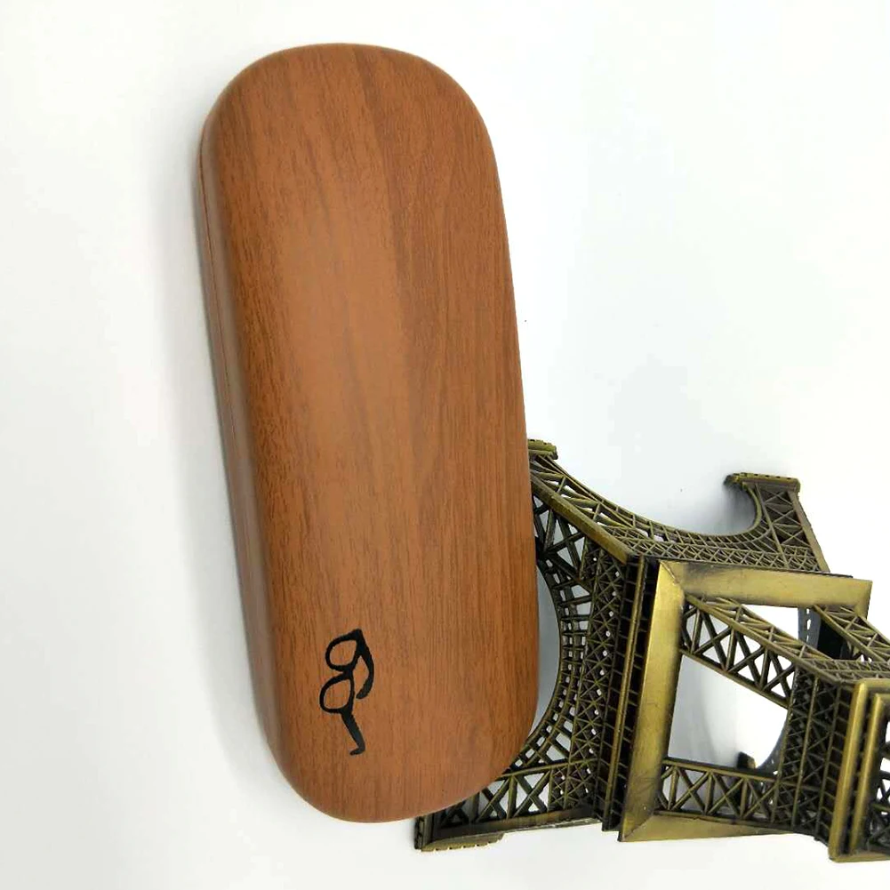 Модный Чехол для очков с текстурой древесины, защитный чехол, полезный прочный легкий портативный универсальный футляр для очков