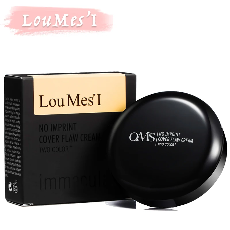 loumesi concealer cream face make up cream  Full Cover Cream Waterproof Foundation Face Contour Makeup  Pores Corrector