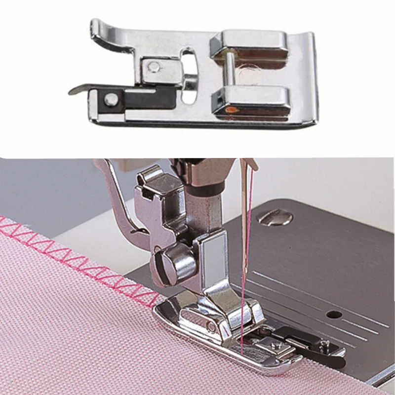 

2pcs Sewing machine accessories Overlock Overedge Overcasting Sewing Machine Presser Rolled Hem Foot Tool yj222-1