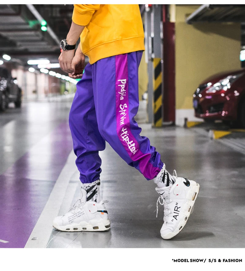 Harem Cargo Pants Men Streetwear Hip Hop Japan Style Trousers Male Khaki Loose Straight Pants  (7)
