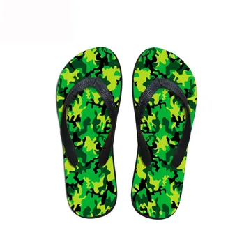 

Noisydesigns Female flip flop Camouflage Printed Ladies Home Sandal Hot Slippers Beach Shoes Female Non-slip Rubber Light Shoes