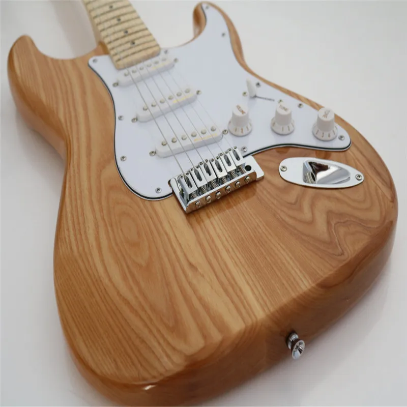 

2019 new arrival! High-end ash, log color, light, electric guitar strings 6, free shipping!!!!!