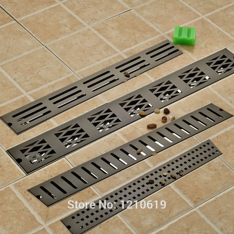 Modern 90 10 cm Oil Rubbed Bronze Style Deodorization Grate Waste Floor Drain Floor Mounted