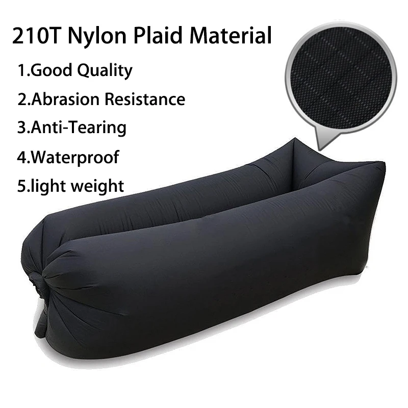 High Quality 210T Nylon Inflatable Sofa Hangout Camping