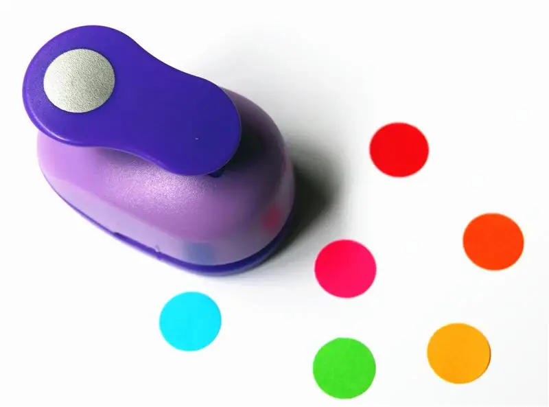 free shipping paper circle cutter 15mm 5/8'' shapes craft punch diy