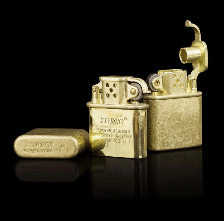ZORRO metal Gasoline lighter,Pure copper metal upscale kerosene lighter